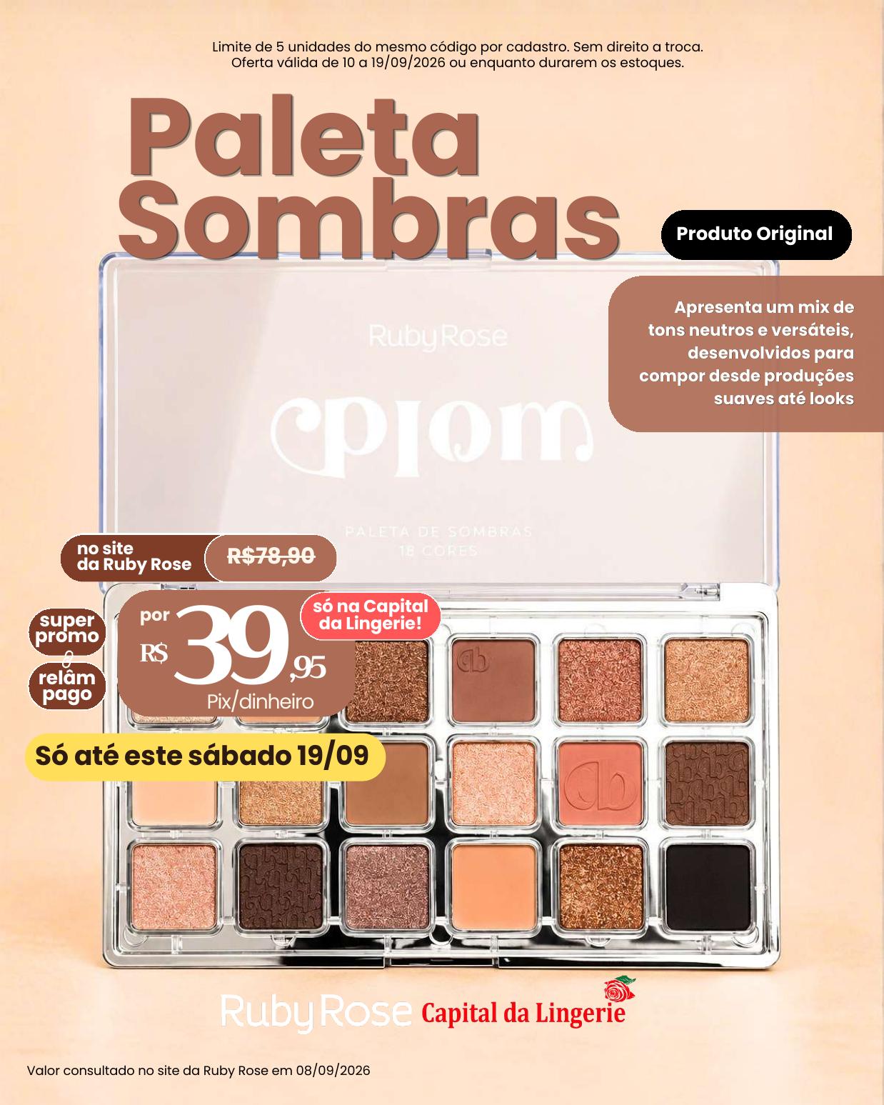 Oferta de cosmético 22